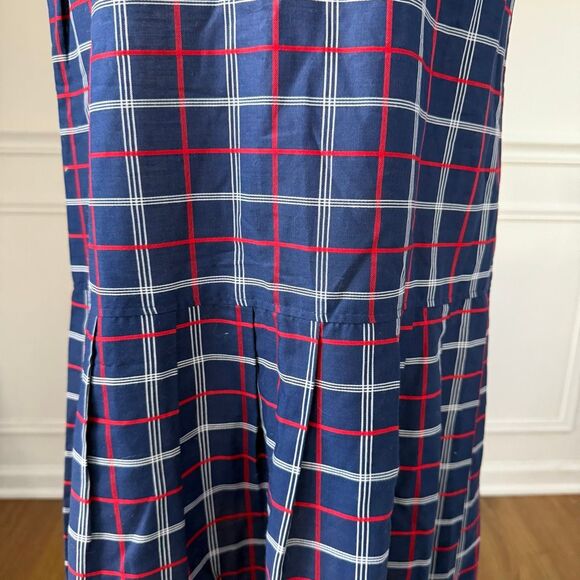 Vintage 60s Forever Prest by Peggy Gee Sleeveless Dropwaist Shift Dress XL - Picture 5 of 9